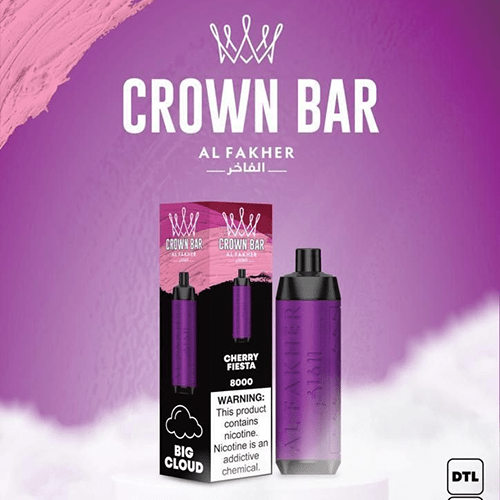 ALFAKHER CROWN BAR 8000-Cherry Raspberry